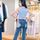กางเกงยีนส์ขายาว 9865 (O048) กางเกงยีนส์แฟชั่น กางเกงยอดนิยม สินค้านำเข้าสไตล์เกาหลี สินค้าพร้อมส่ง ทรงกระบอก กางเกงผู้หญิง กางเกงขายาว