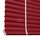 KACEE มู่ลี่ มู่ลี่อะลูมิเนียม มู่ลี่อลูมิเนียม ม่านหน้าต่าง รุ่น 2 in 1 เทปผ้า ใบขนาด 25 มม. สีแดง KC25/201 Fire Red หนา 0.21 มม. เทปผ้าสีขาว