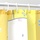 ม่านห้องน้ำ Polyester ขนาด180 x 180 cm ลายโลมาเหลือง