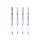 (แพ็ค3ชิ้น) Quantum ควอนตั้ม ปากกา โมจิ 0.29 mm. หมึกน้ำเงิน คละสี ปากกา ปากกาลูกลื่น หัว 0.29 มม. เขียนลื่น หมึกอย่างดี ไม่เลอะง่าย สีเข้ม Moji
