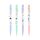 Quantum ควอนตั้ม ปากกาเจลลูลอยด์แฟนซี BP03 หัว 0.5 คละสี 1 กล่อง มี 12 แท่ง หมึกน้ำเงิน เขียนลื่น ลายเส้นคมชัด ตัวด้ามพร้อมลายการ์ตูนสัตว์เมืองหนาว Geluloid Fancy ปากกา ปากกาเจล ปากกากด